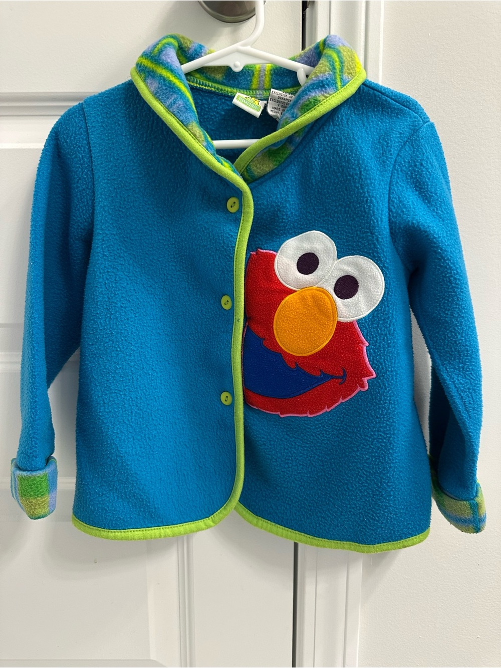 Vintage Kids Elmo Sesame Street Fleece Jacket